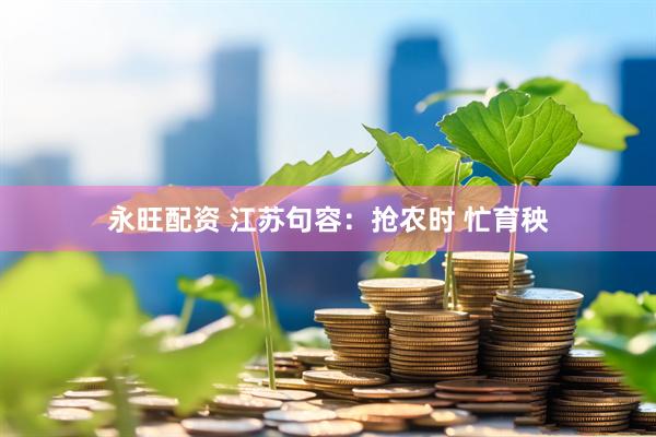 永旺配资 江苏句容：抢农时 忙育秧